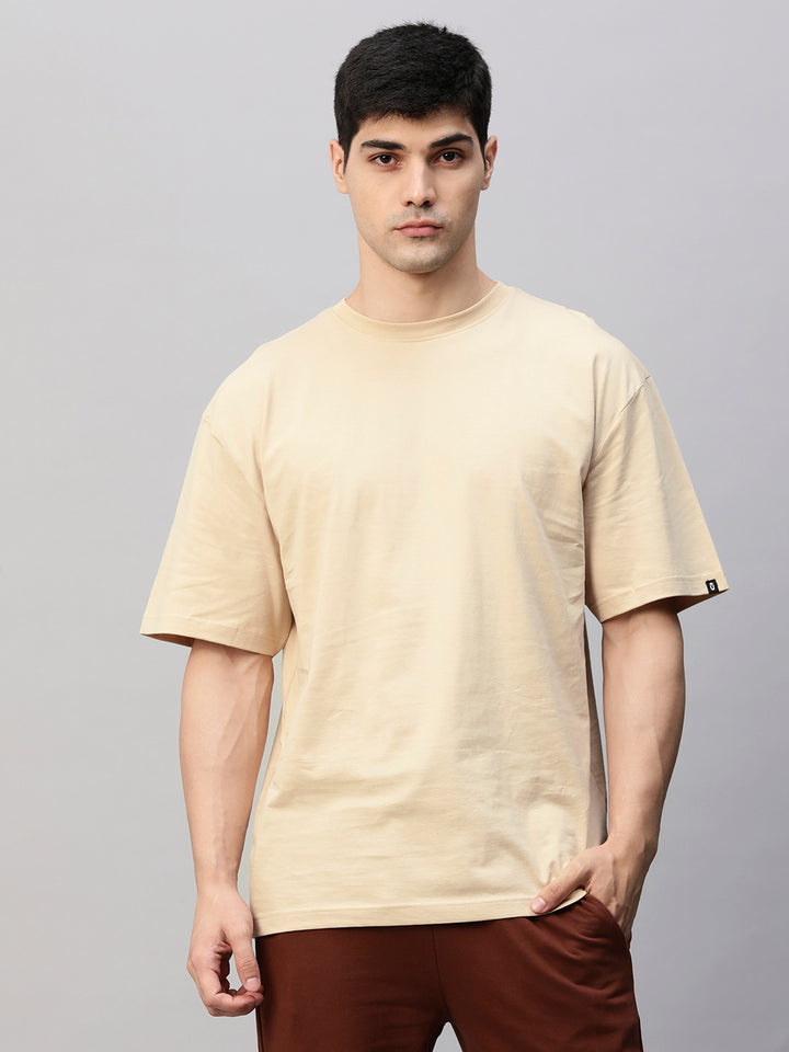 Solid Oversized T-Shirt Men Combo - Pack of 4