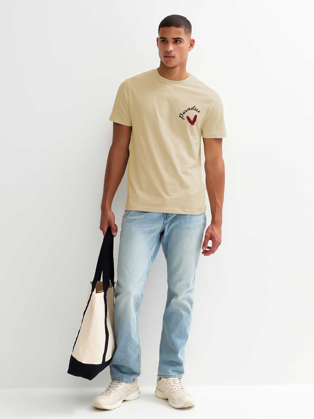 Paradise Men Half Sleeve Printed T-Shirt