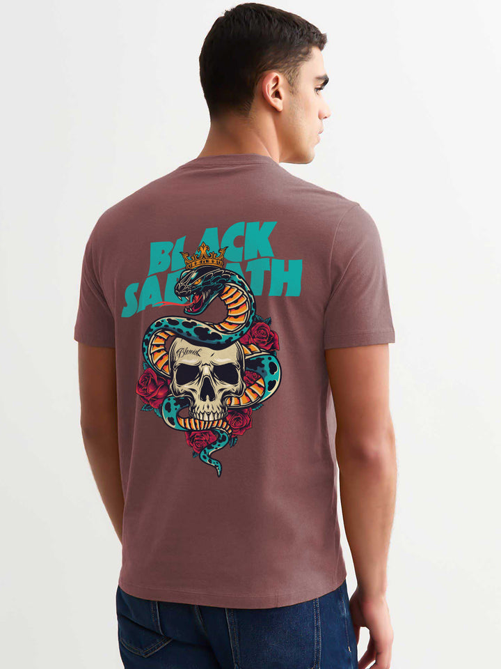 Black Sabbath Men Half Sleeve Printed T-Shirt