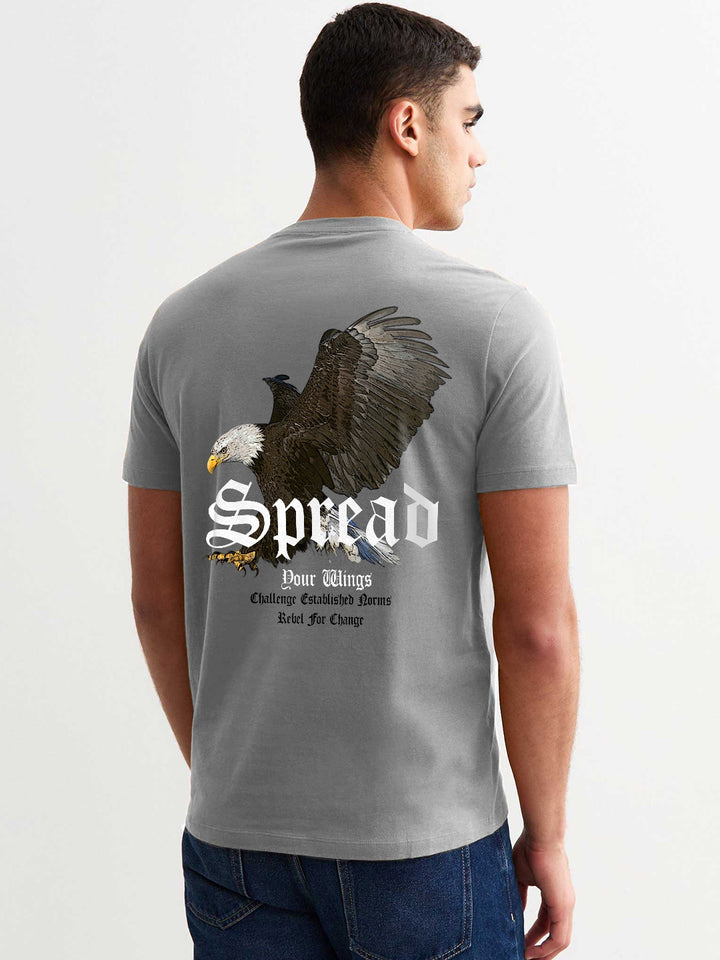 Spread Men Half Sleeve Printed T-Shirt