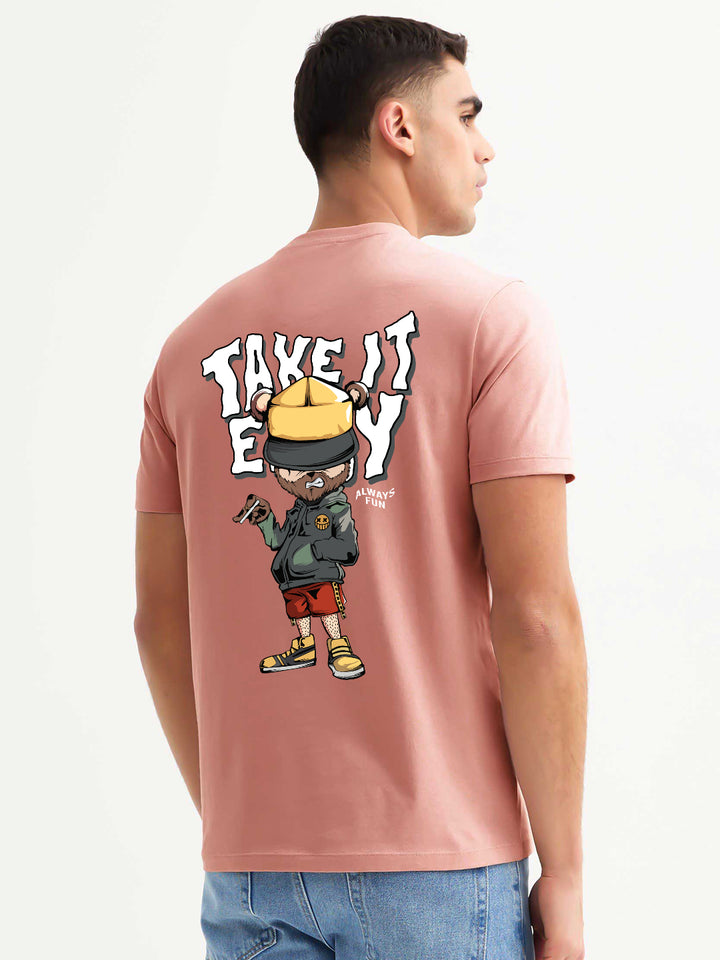 Chill Dude Men Half Sleeve Printed T-Shirt