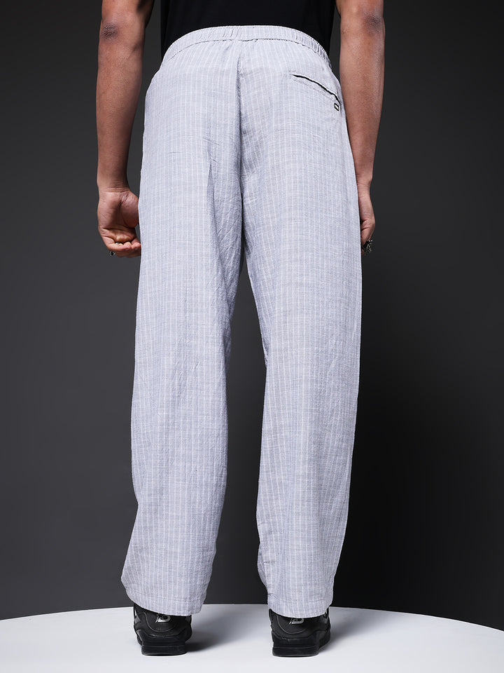 Men Striped lounge pants