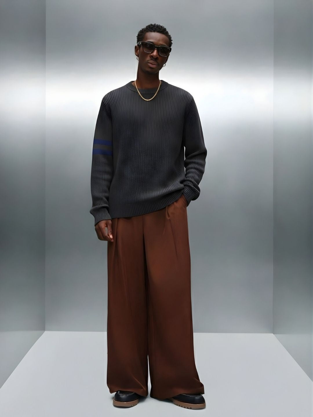 Timeless Comfort Knitted Men Pullover