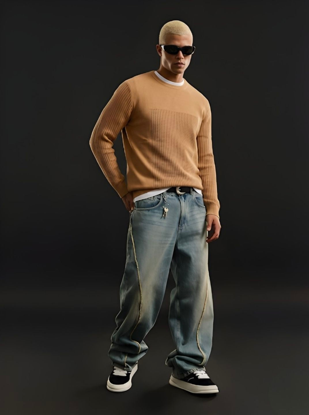 Sands of Style Classic Knitted Men Pullover