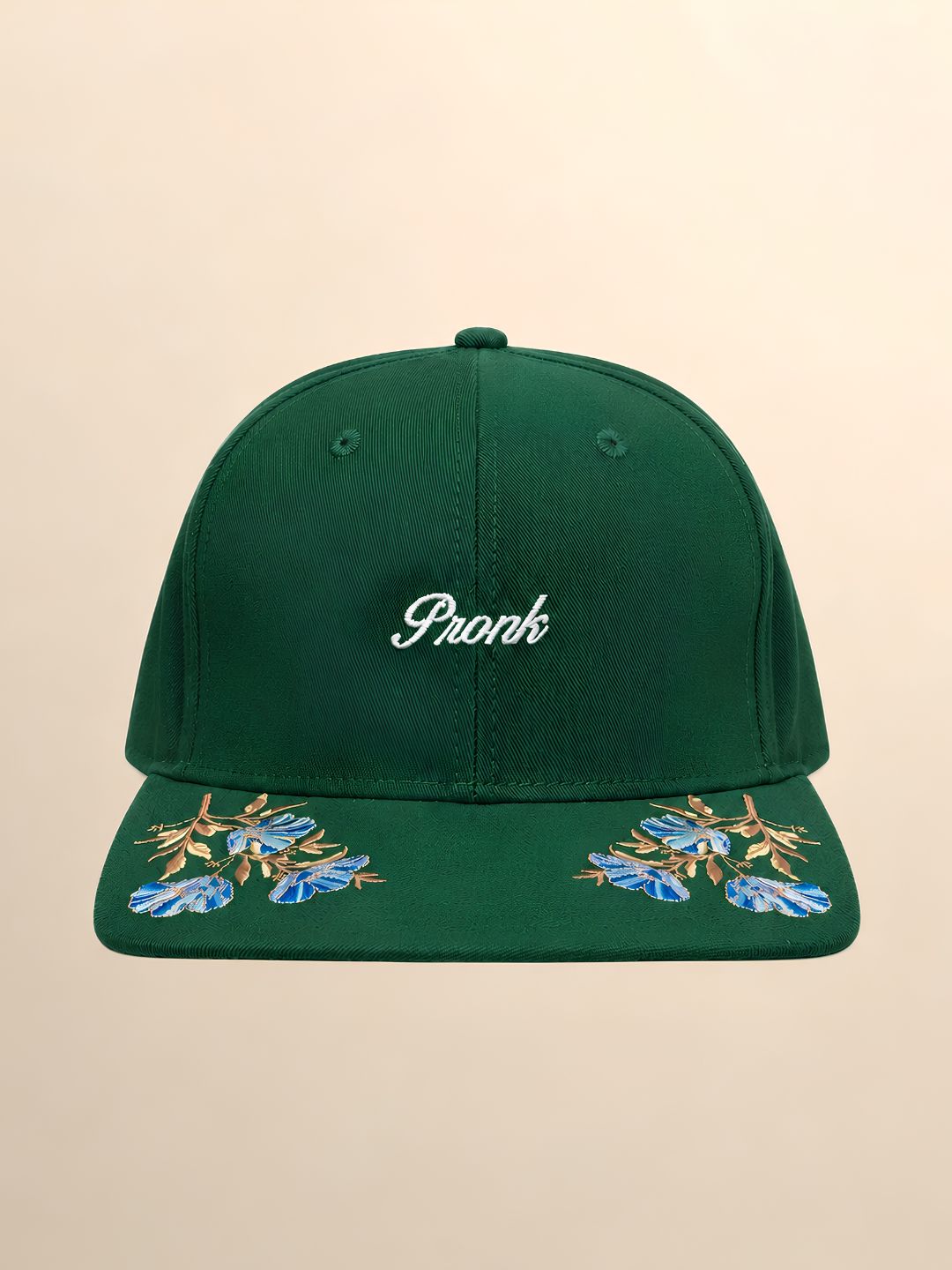 Pronk Emerald Bloom Hip-Hop Cap