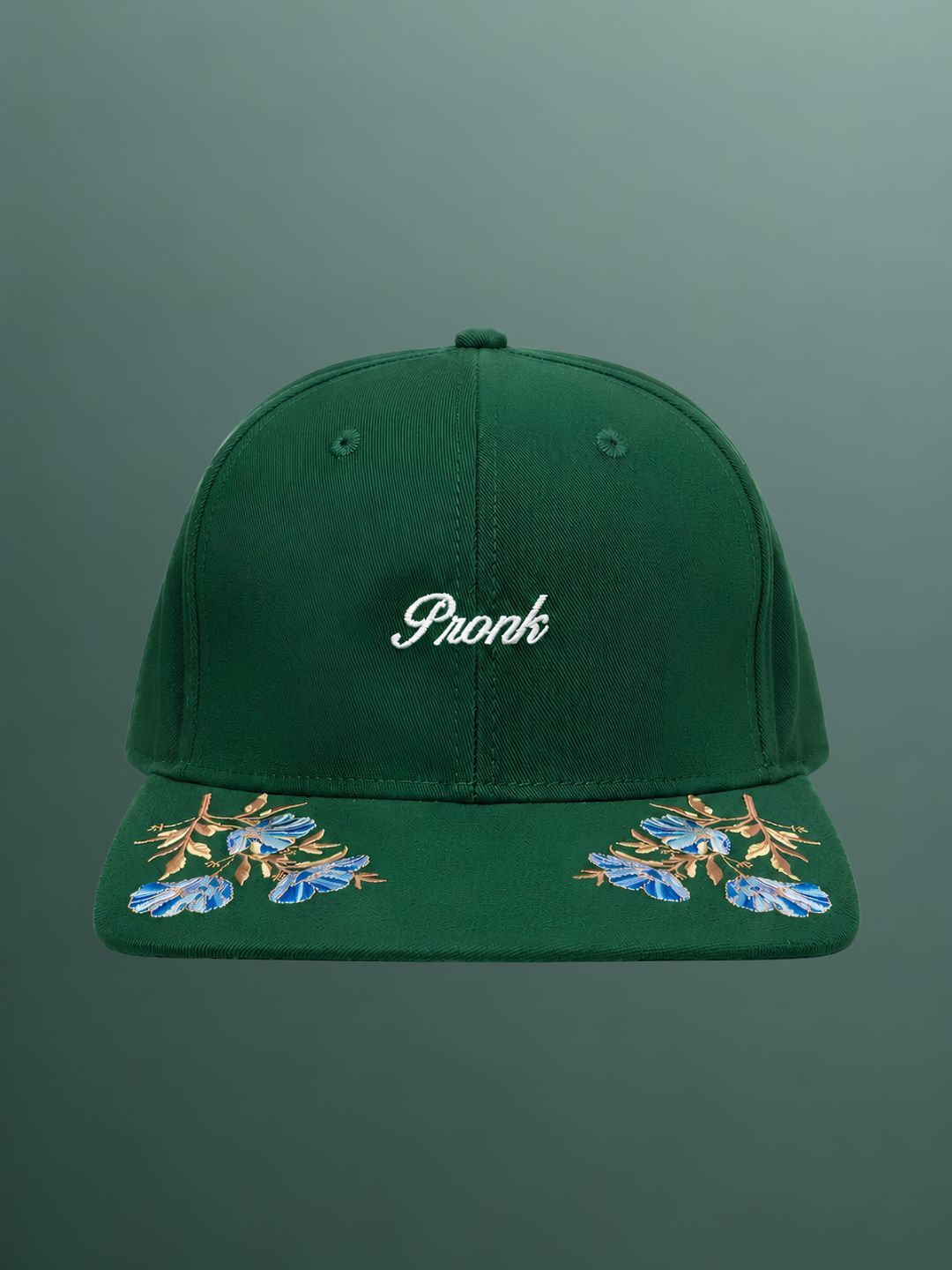 Pronk Emerald Bloom Hip-Hop Cap