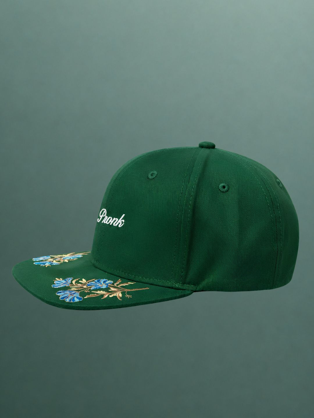 Pronk Emerald Bloom Hip-Hop Cap