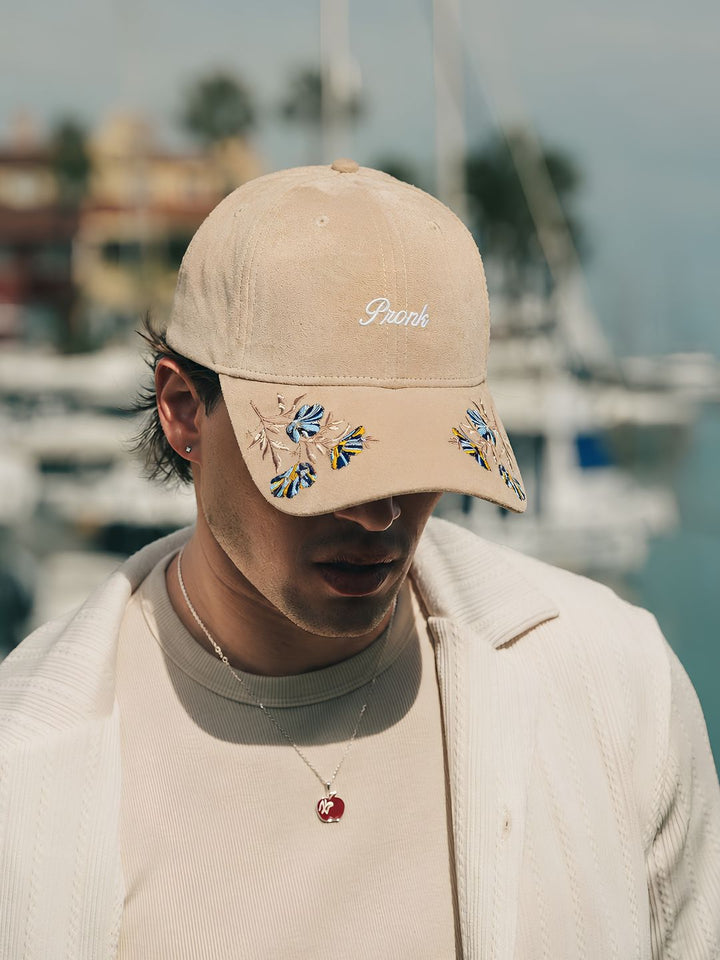 Pronk Beige Bloom Base Ball Cap