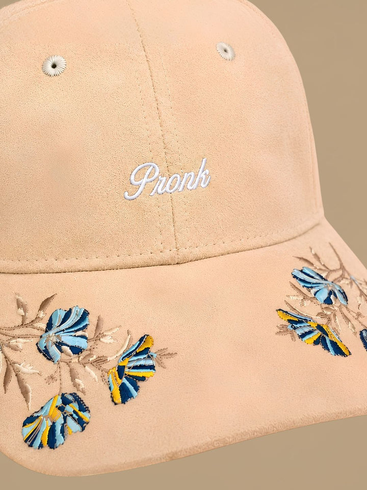 Pronk Beige Bloom Base Ball Cap