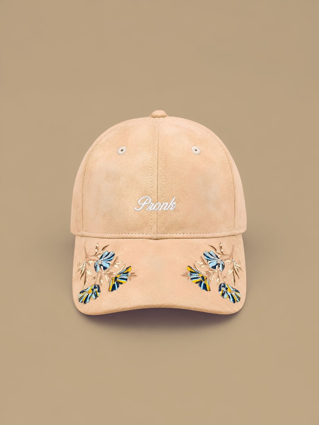 Pronk Beige Bloom Base Ball Cap