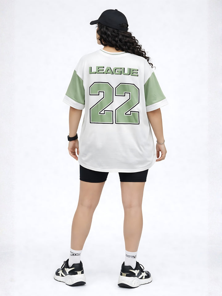 Women Oversized Varsity T-Shirt