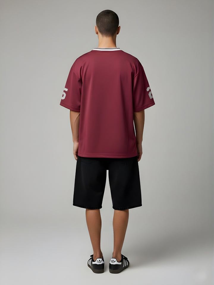 Men Oversized Varsity T-Shirt