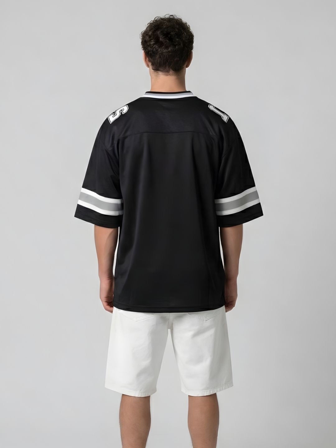 Men Oversized Varsity T-Shirt