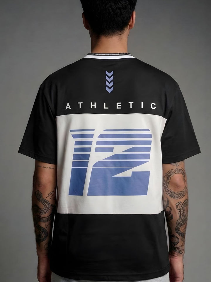 Men Oversized Varsity T-Shirt