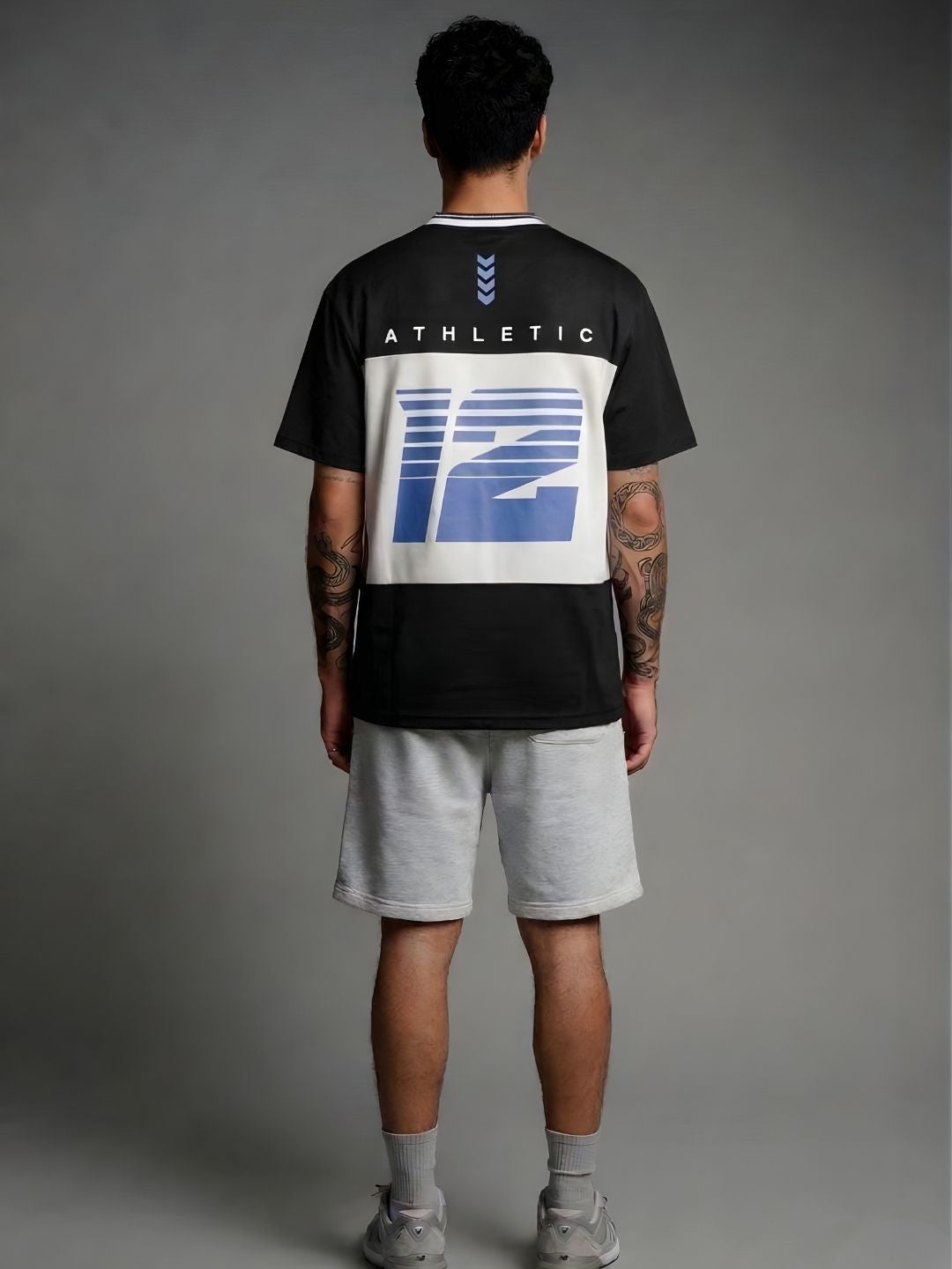 Men Oversized Varsity T-Shirt