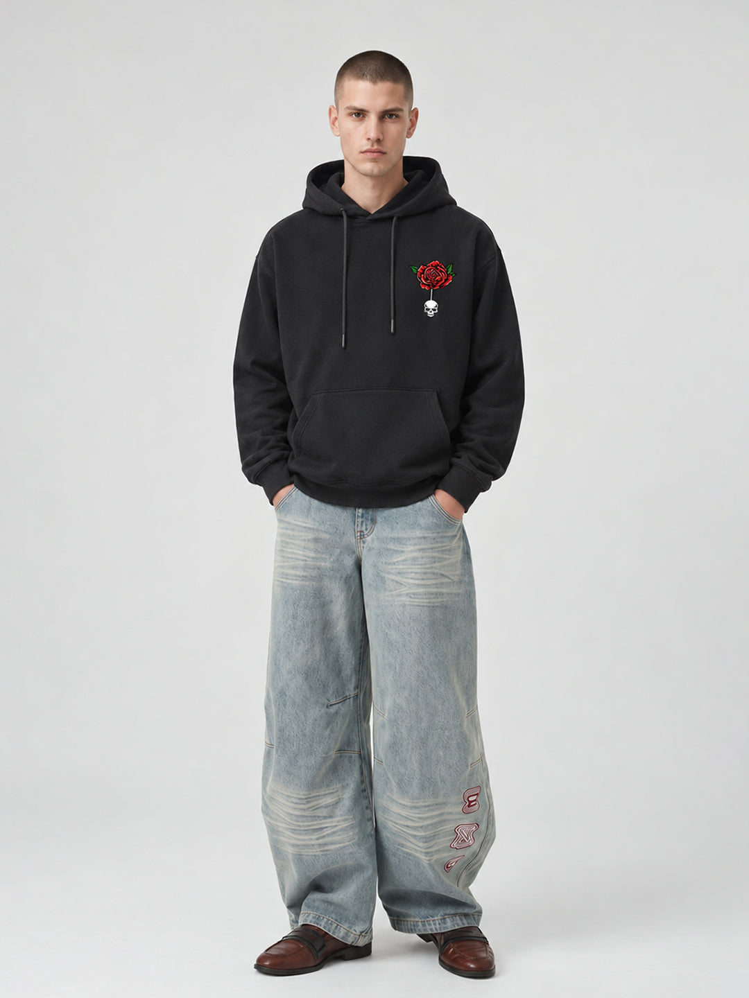 Metallica  Men Drop Shoulder Premium Terry Hoodie