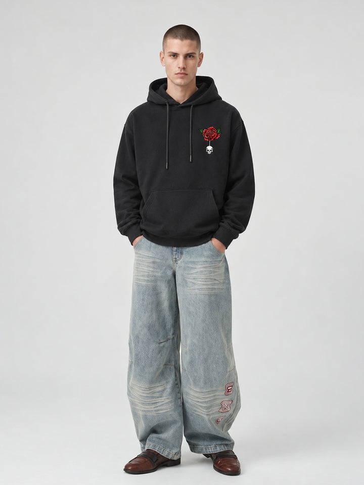 Metallica  Men Drop Shoulder Premium Terry Hoodie
