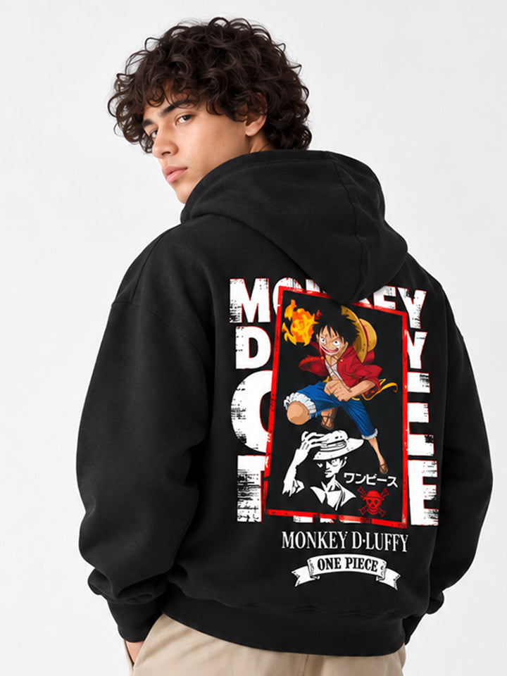 One Piece Men Drop Shoulder Premium Terry Hoodie