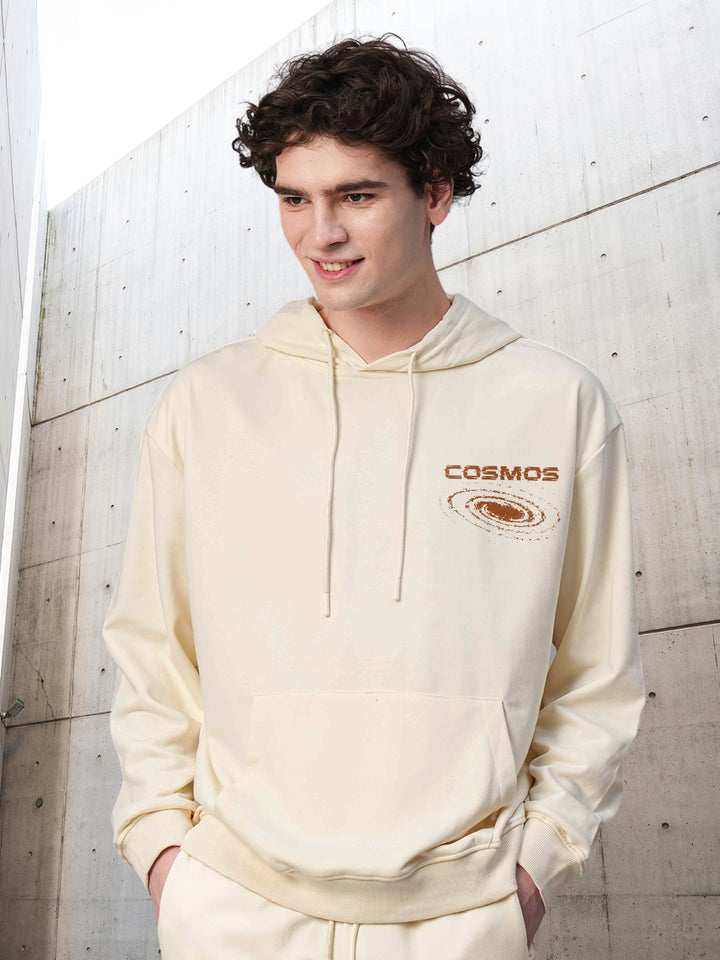 COSMIC SOUL Men Drop Shoulder Premium Terry Hoodie
