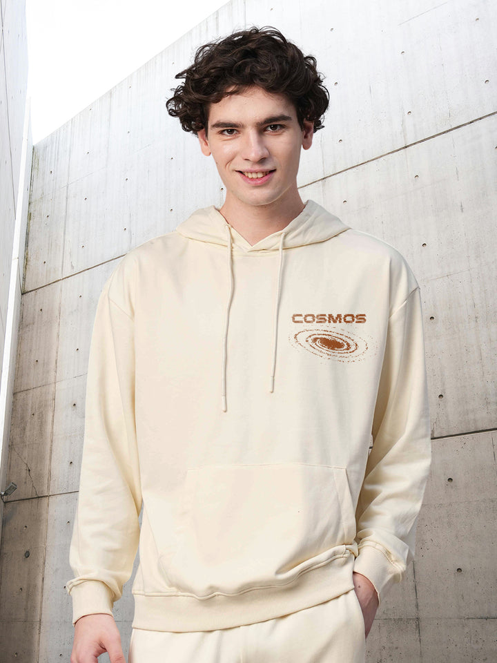 COSMIC SOUL Men Drop Shoulder Premium Terry Hoodie