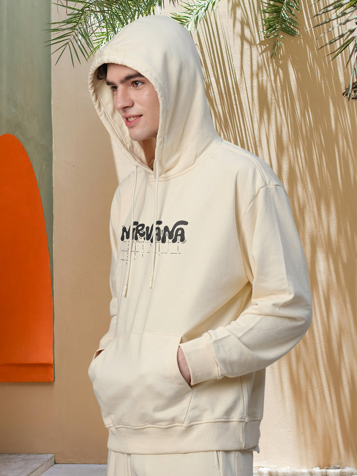 GRUNGE REBIRTH Men Drop Shoulder Premium Terry Hoodie