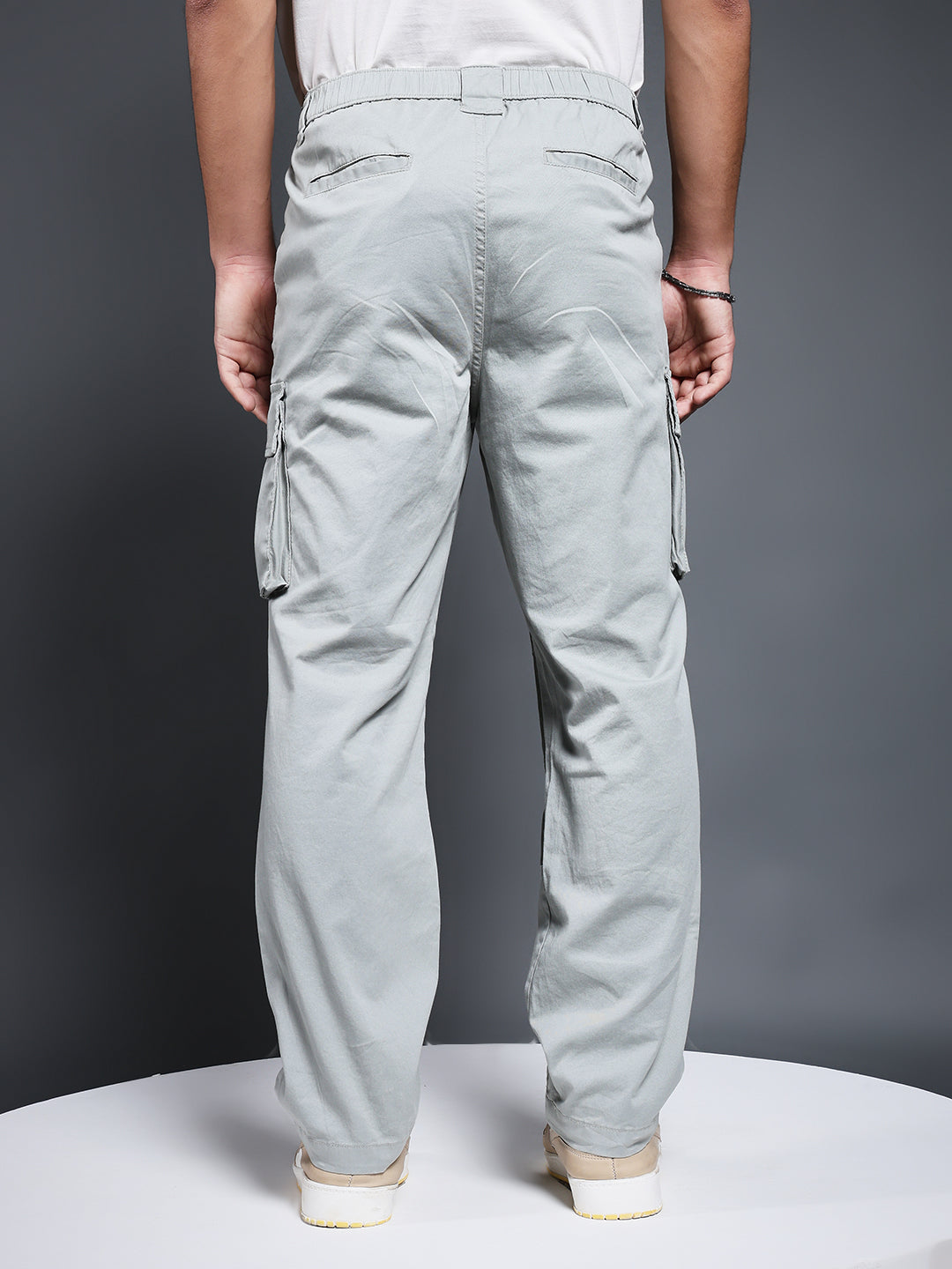 Men Utility Cargo - Olive Green