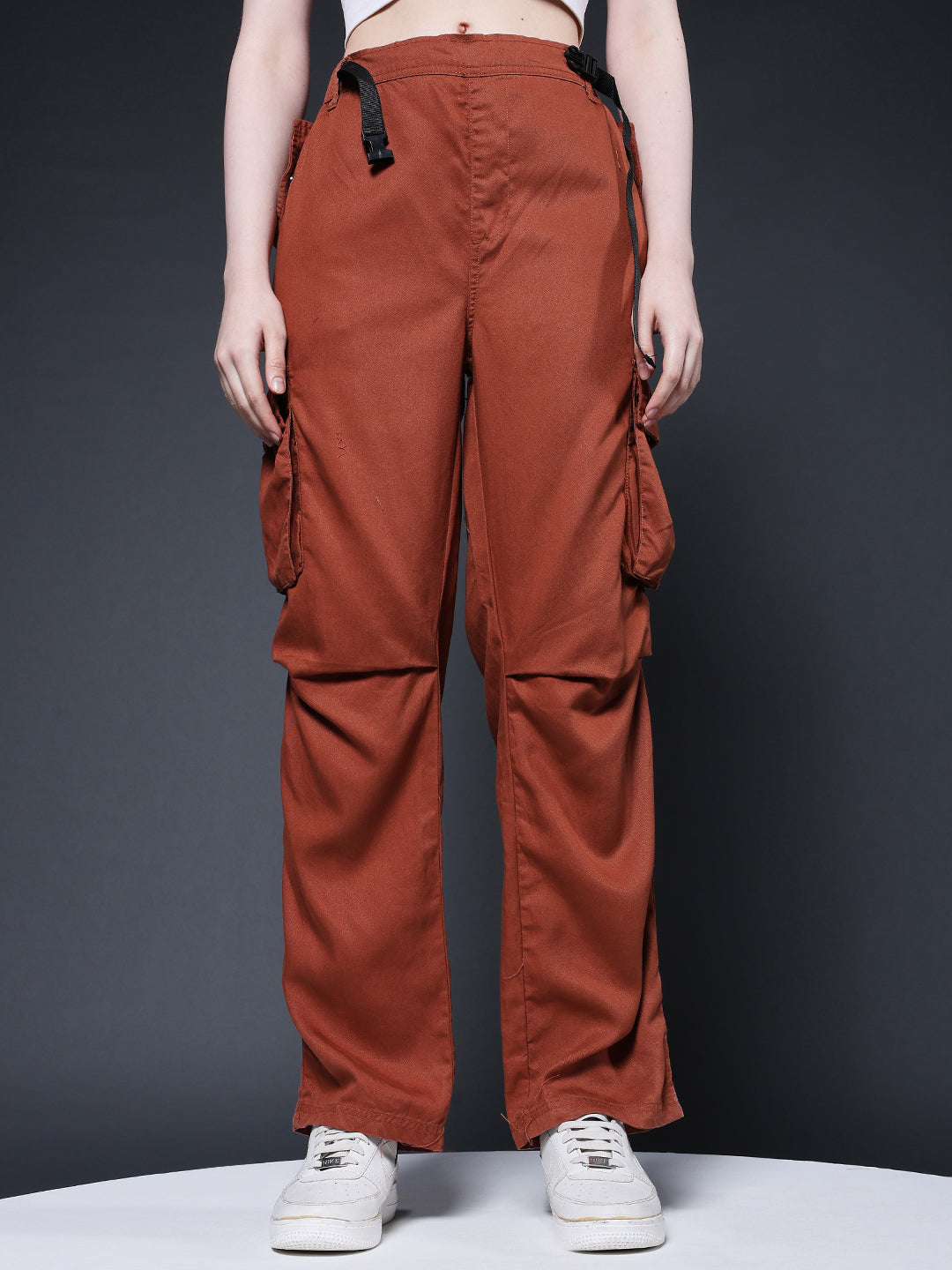 Women Utility Cargo Pant - Cocoa