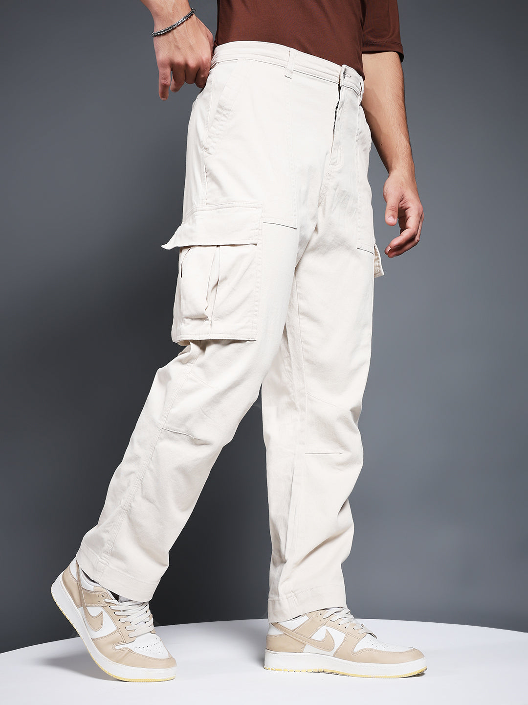 Men Utility Cargo - Off White