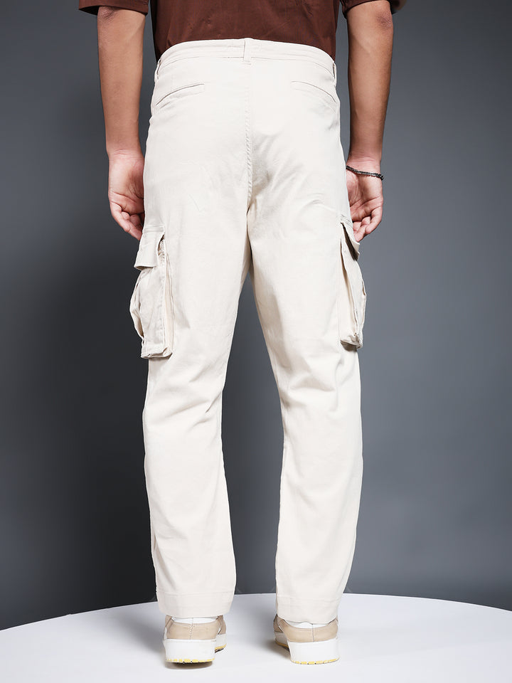 Men Utility Cargo - Off White