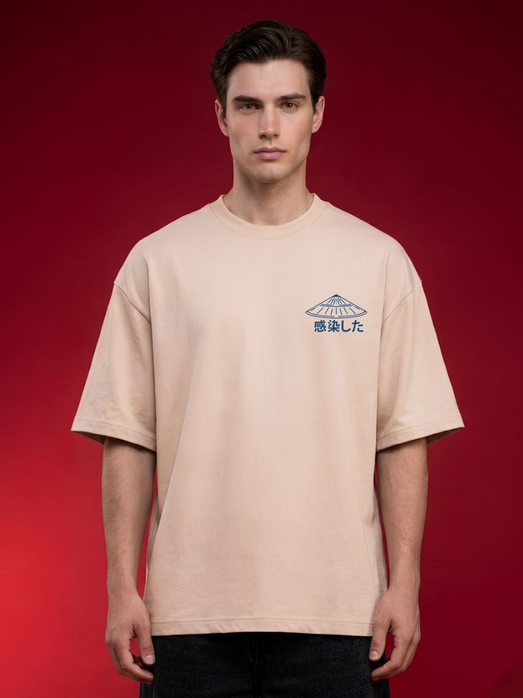CRANE ECLIPS Men Oversized T-Shirt