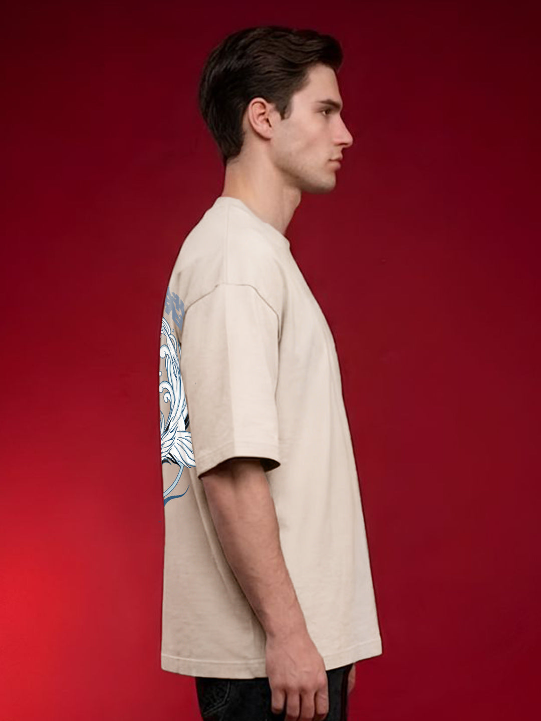 CRANE ECLIPS Men Oversized T-Shirt
