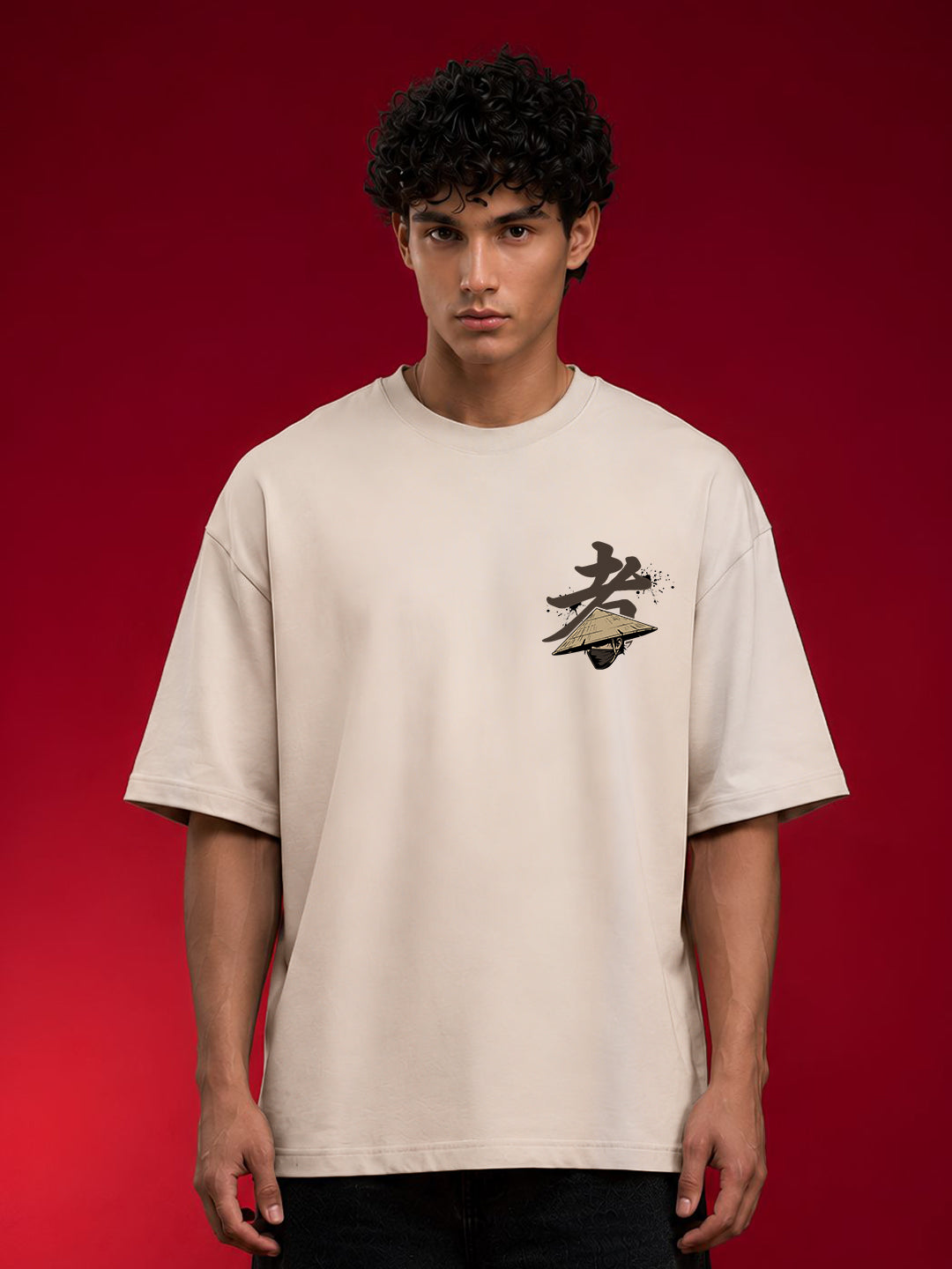 ZEN WARRIOR Oversized Printed T-shirt Mens | Pronk – pronk.in