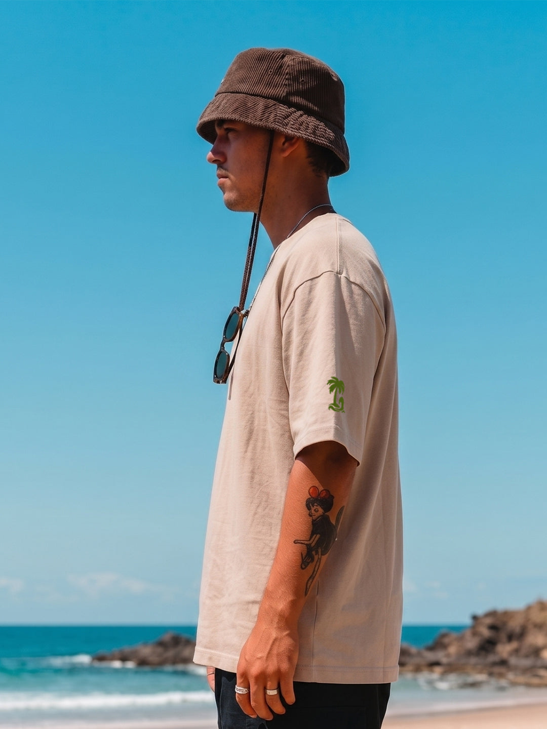 Malibu Men Printed Oversized T-Shirt