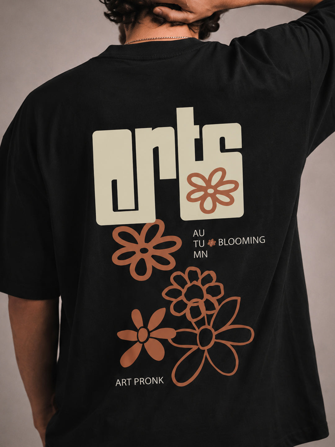 ARTS Men Printed Oversized T-Shirt
