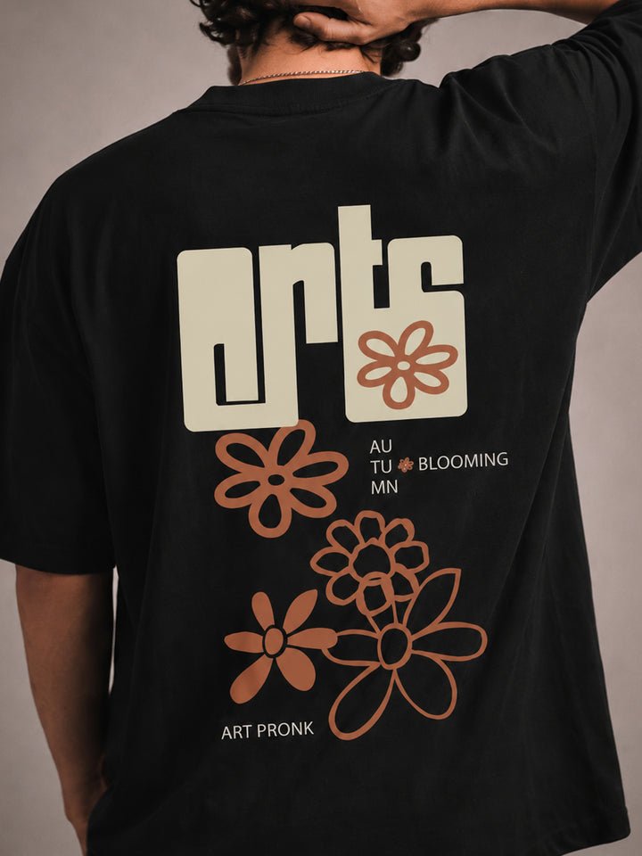 ARTS Men Printed Oversized T-Shirt