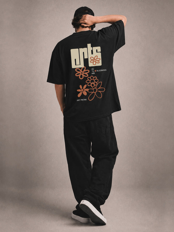 ARTS Men Printed Oversized T-Shirt