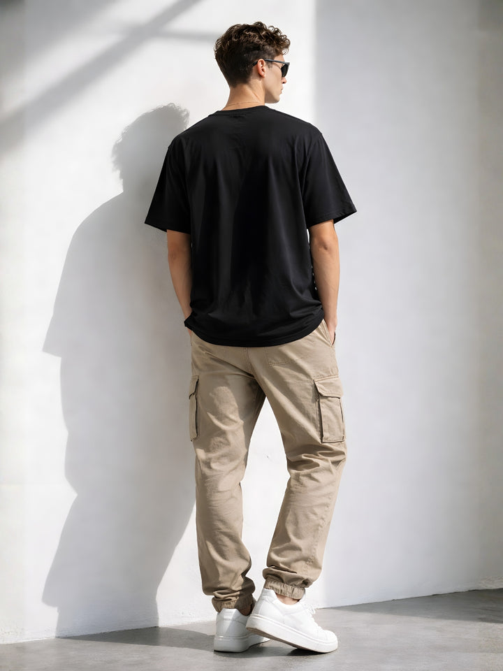 PRONK CULTURE Men Printed Oversized T-Shirt