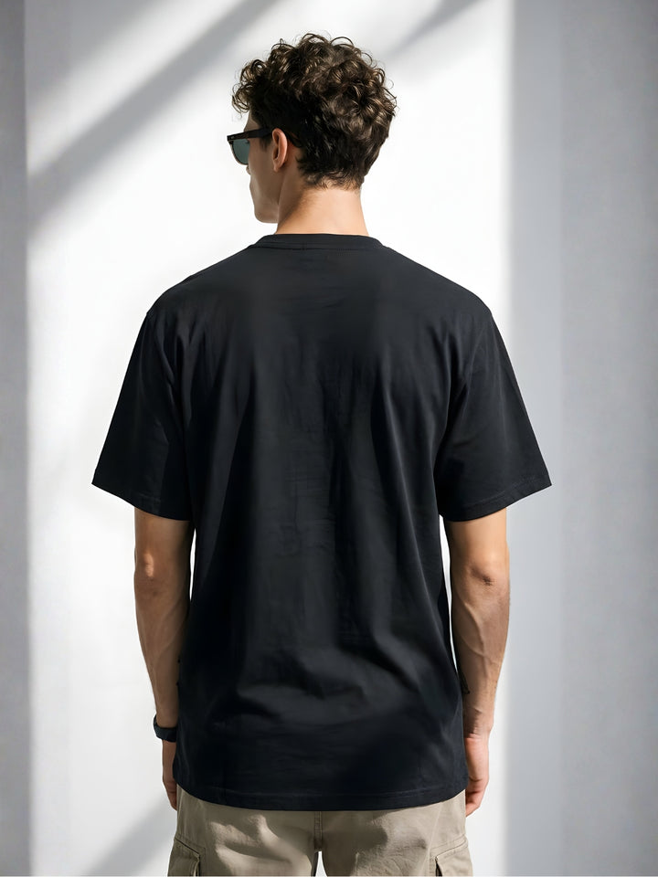 PRONK CULTURE Men Printed Oversized T-Shirt
