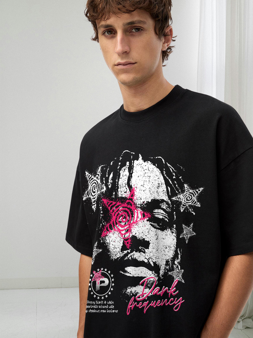 MONOFORM Men Printed Oversized T-Shirt