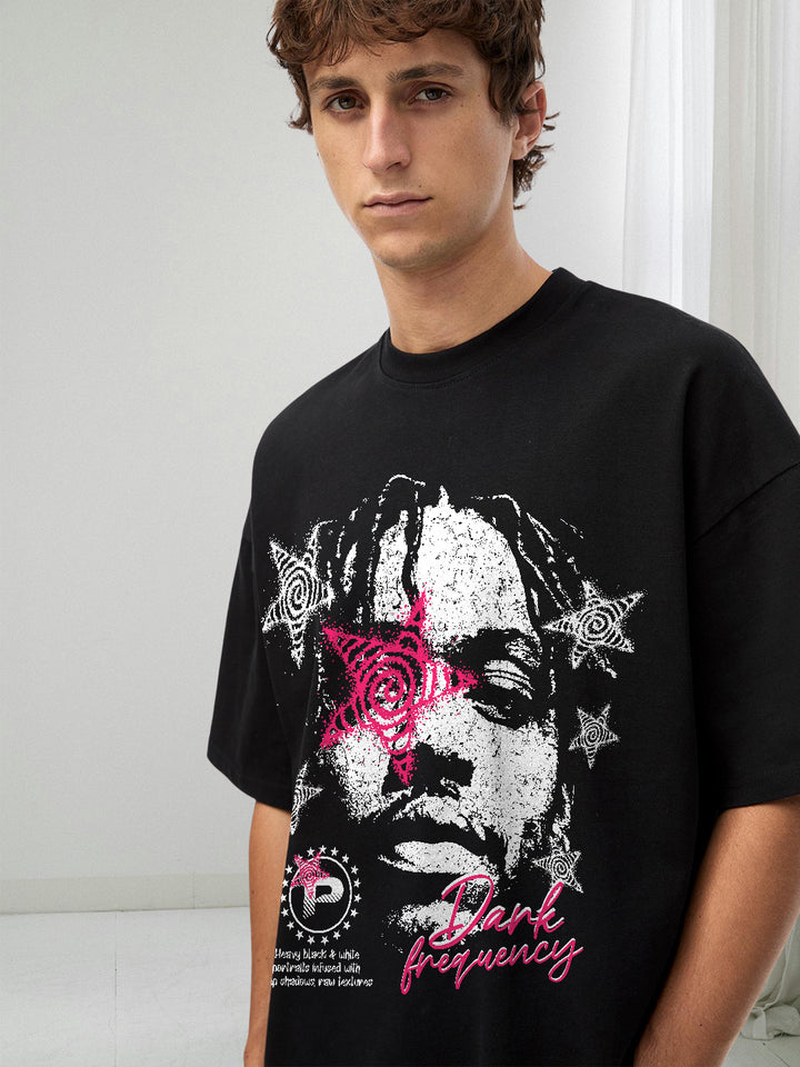 MONOFORM Men Printed Oversized T-Shirt