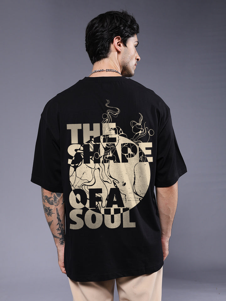 SHAPE OF SOUL Men Printed Oversized T-Shirt