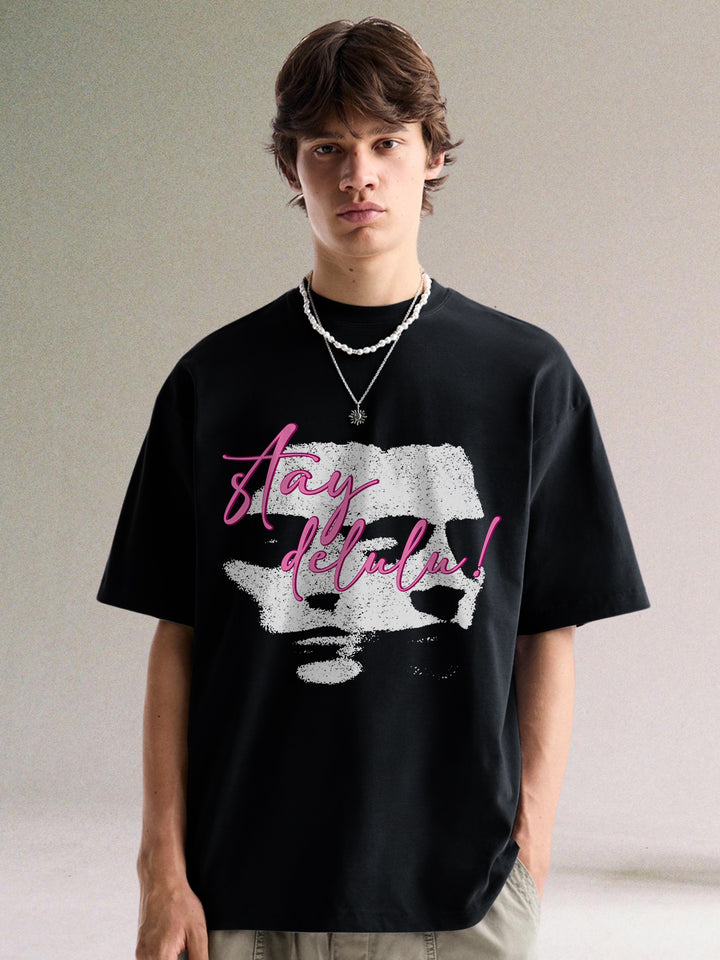 UNREAL Men Printed Oversized T-Shirt