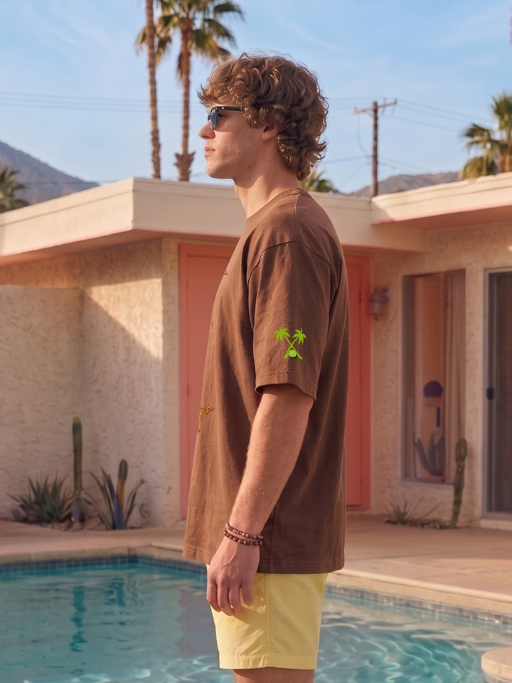Margarita Escape Men Printed Oversized T-Shirt