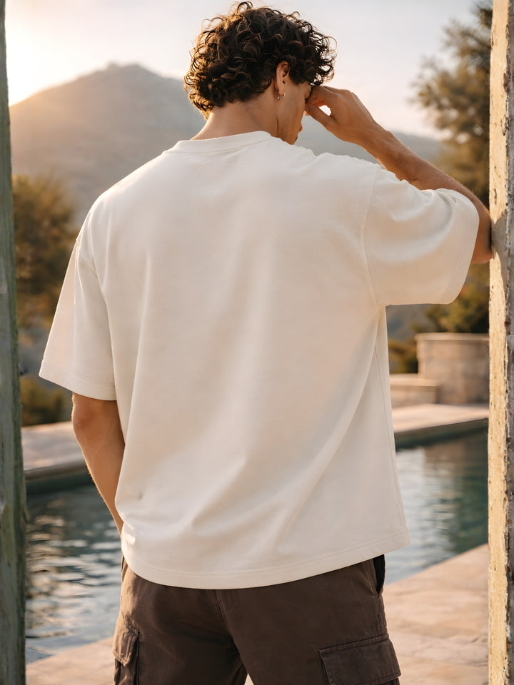 STILL STRONG Men Printed Oversized T-Shirt