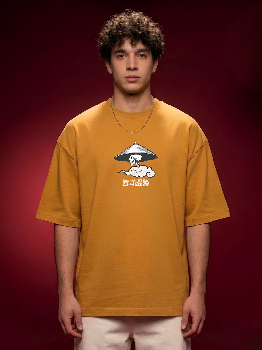 CURSED WARRIOR Men Oversized T-Shirt