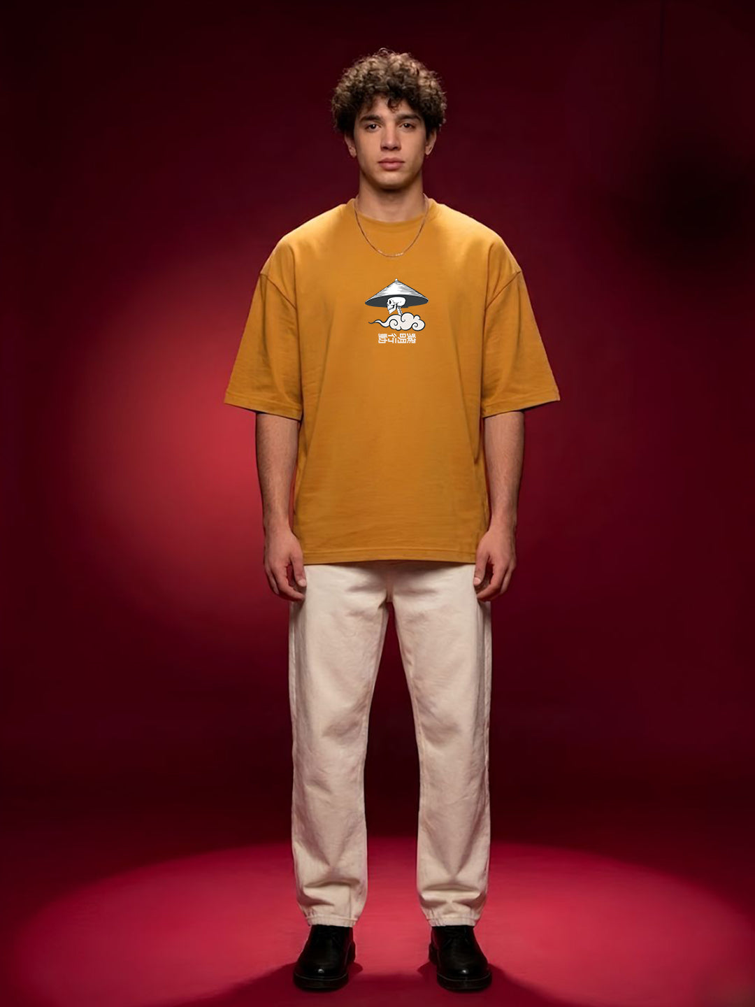 CURSED WARRIOR Men Oversized T-Shirt