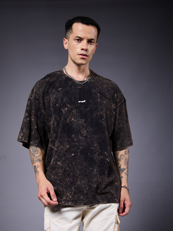 FADED DREAMS Men Retro Wash Oversized T-Shirt