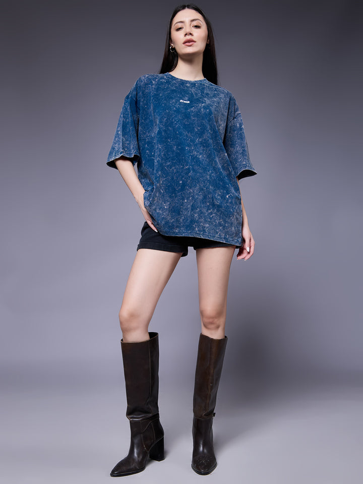 PREDATOR Women Retro Wash Oversized T-Shirt