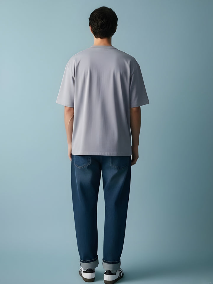Cargo T-Shirt For Men - Ash Grey