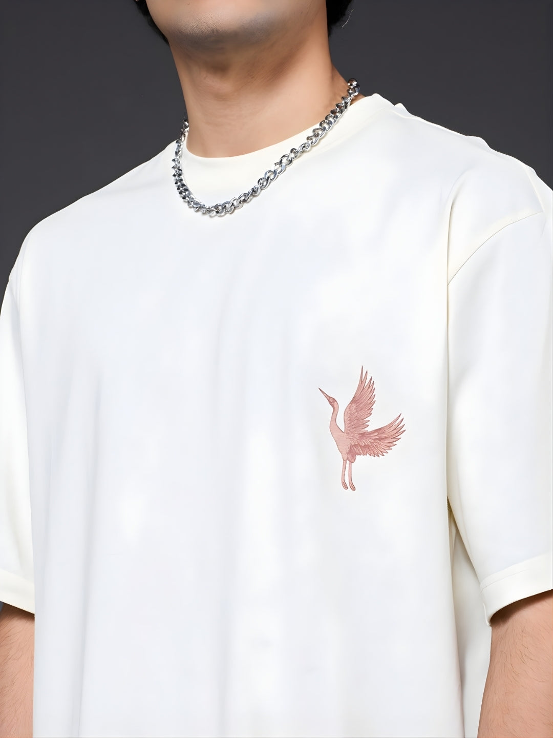 Mandala Roots Puff Printed Men Premium Oversized T-Shirt